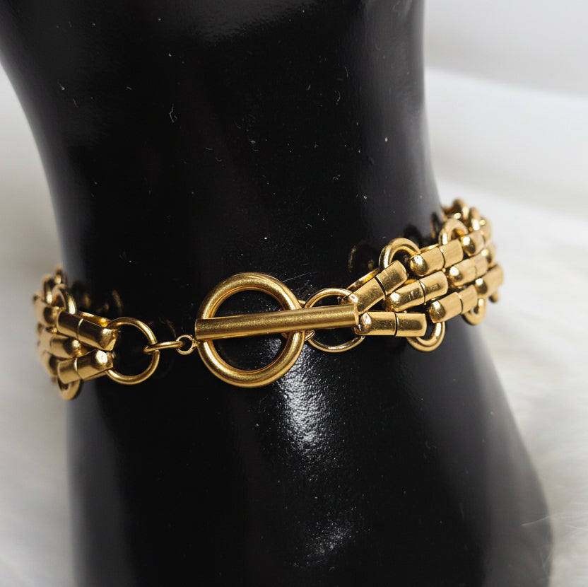 Urban Gold – Vergoldetes Armband aus Edelstahl