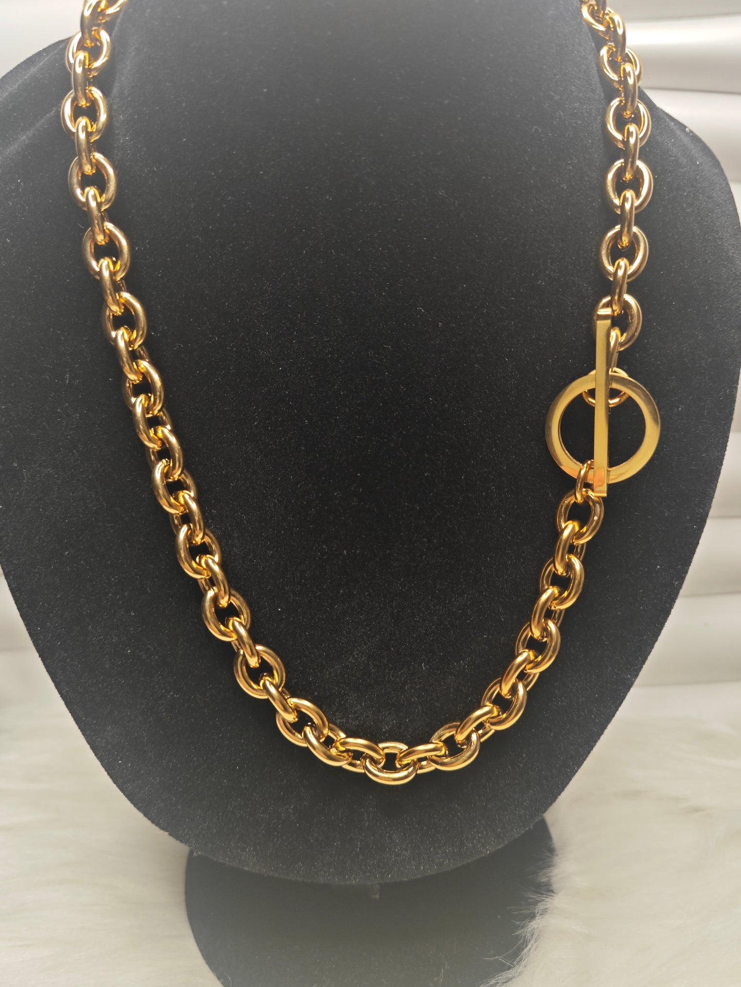Linea Chain – Statement Kette (Gold)