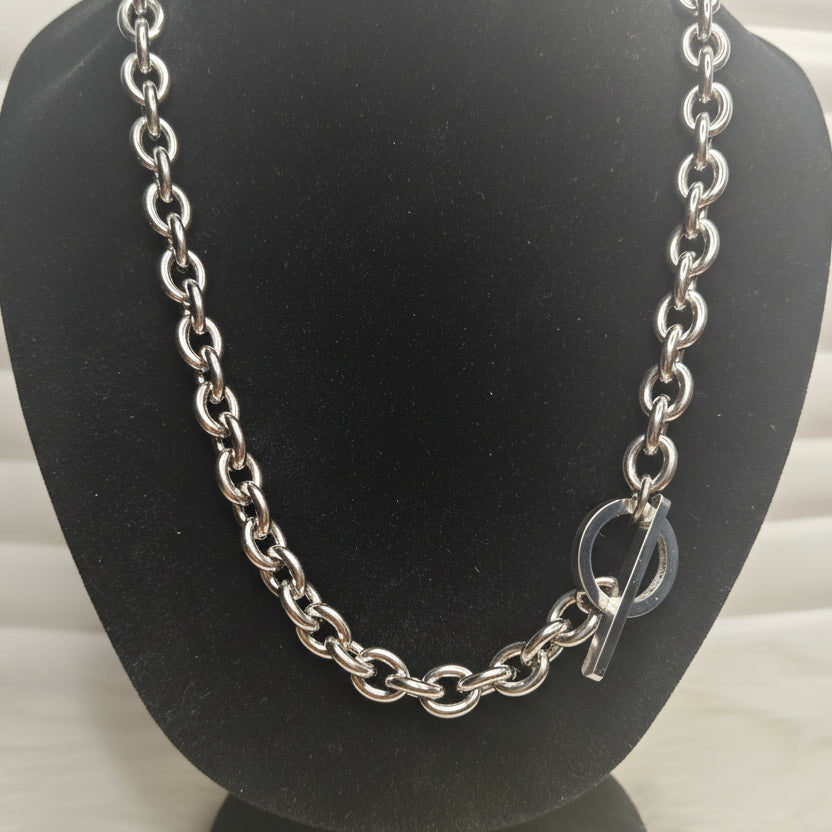 Linea Chain – Statement Kette (Silber)