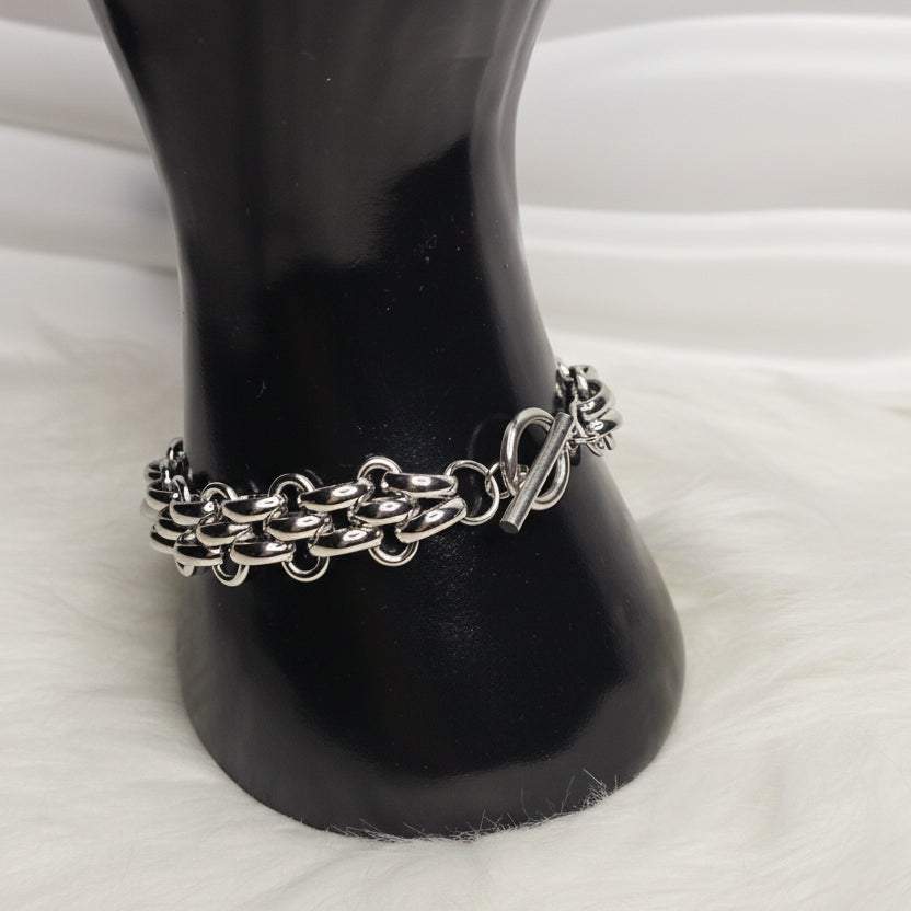 Urban Silver – Armband aus Titanstahl