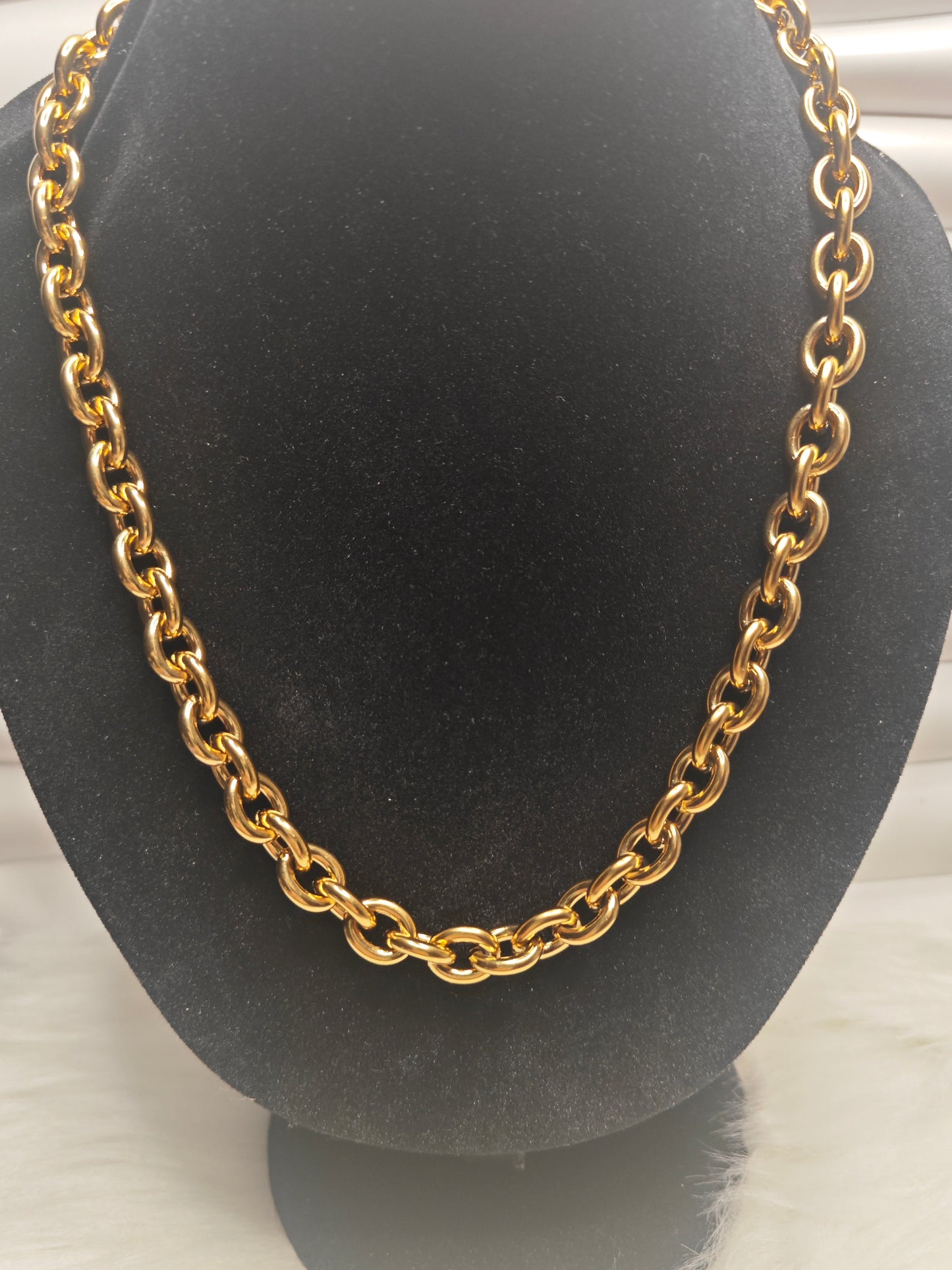 Linea Chain – Statement Kette (Gold)