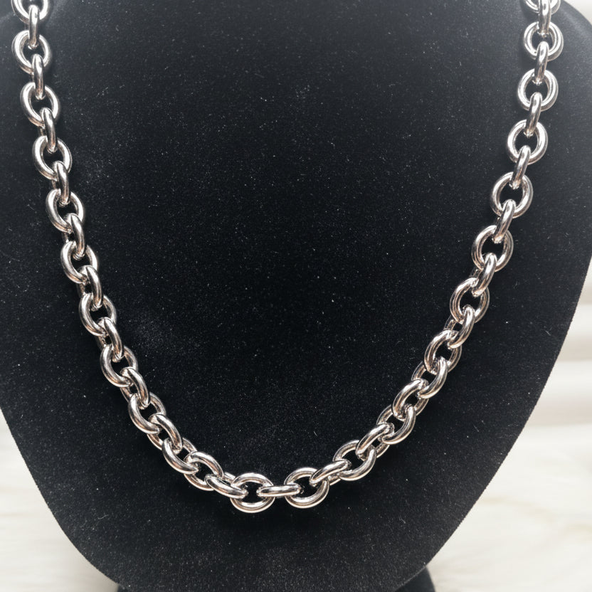 Linea Chain – Statement Kette (Silber)
