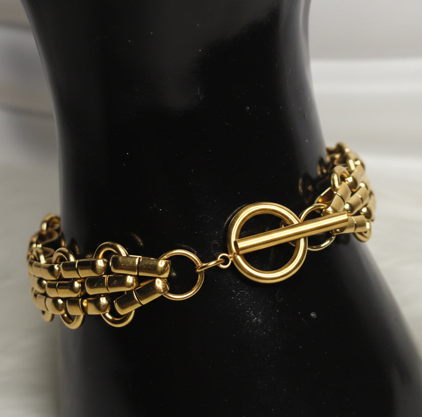 Urban Gold – Vergoldetes Armband aus Edelstahl