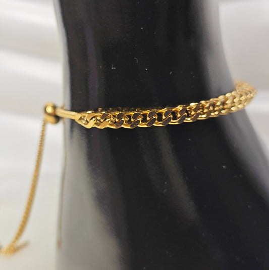 Catena Eleganza – Vergoldetes Slider-Armband