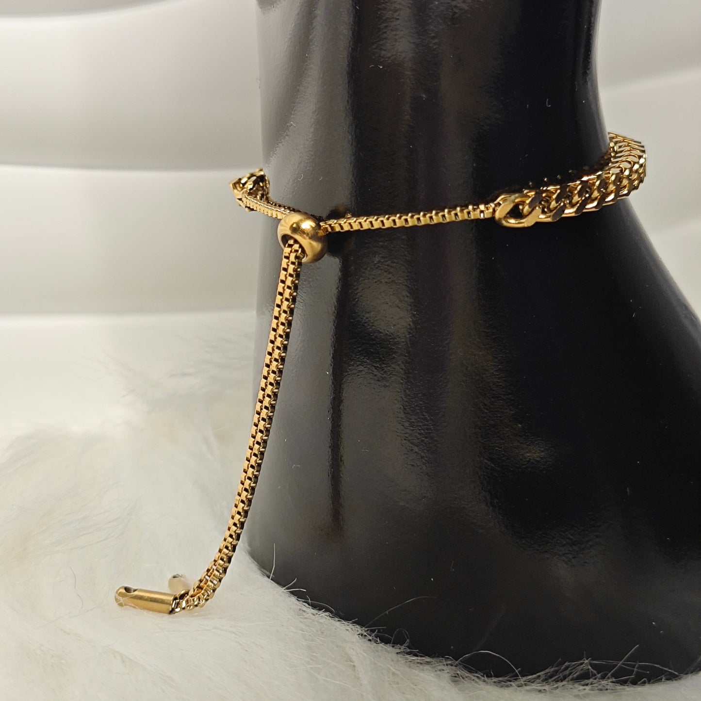 Catena Eleganza – Vergoldetes Slider-Armband